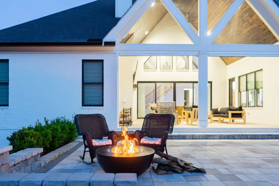 Fire features that make winter magical choosing the right fire pit or fireplace