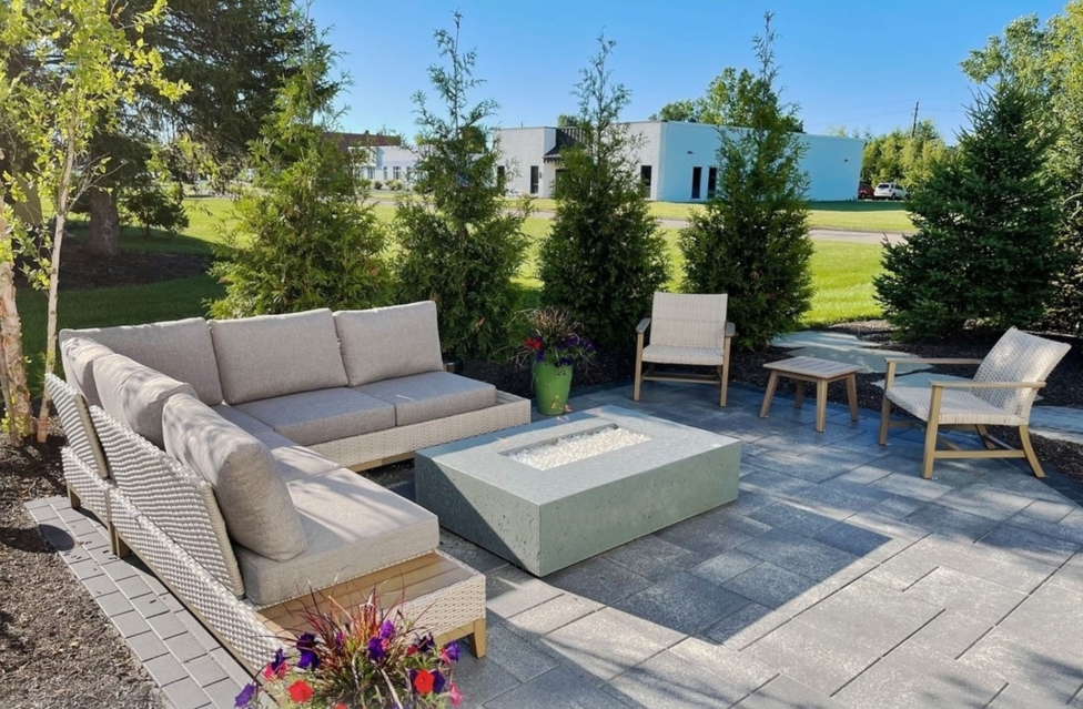 Gas fire features for patios warmth style and practicality combined